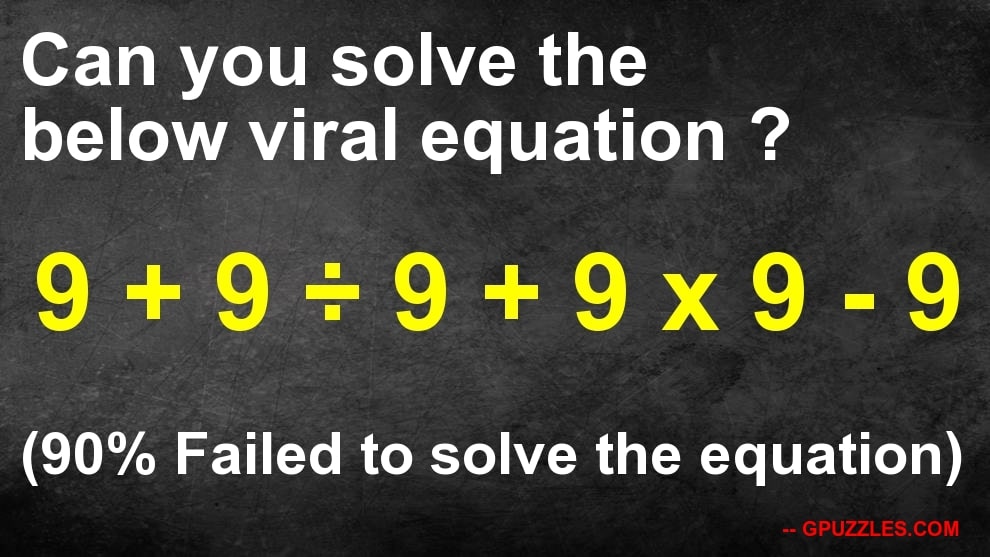 What is the answer to 9×9 